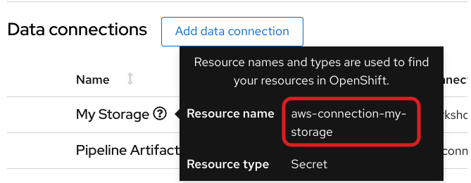 My Storage Secret Name