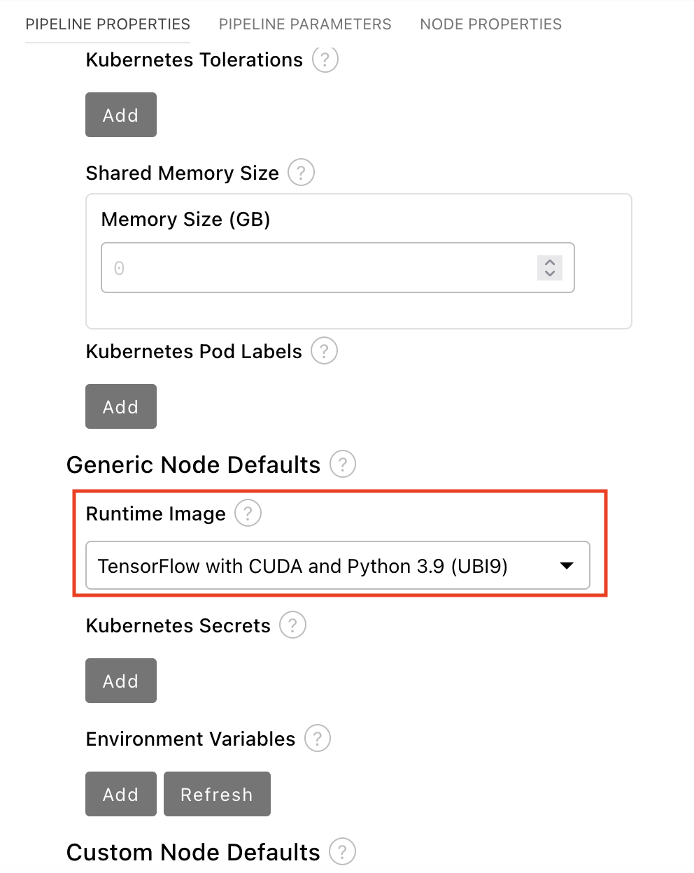 Pipeline Runtime Image0